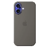 iPhone 16 Silicone Case Stone Gray