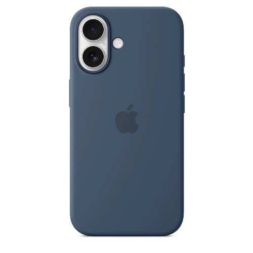 iPhone 16 Silicone Case Denim