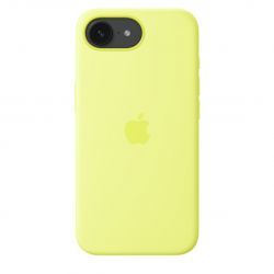 Чехол iPhone 16e Silicone Case Neon Yellow MGYW4