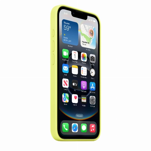 iPhone 16e Silicone Case Neon Yellow MGYW4