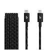 Beats USB‑C to USB‑C Woven Cable (1.5 m/5 ft), Bolt Black