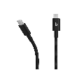 Beats USB‑C to USB‑C Woven Cable (1.5 m/5 ft), Bolt Black