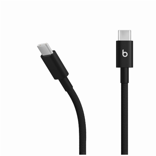 Beats USB‑C to USB‑C Woven Cable (1.5 m/5 ft), Bolt Black