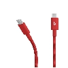Beats USB‑C to USB‑C Woven Cable (1.5 m/5 ft), Rapid Red