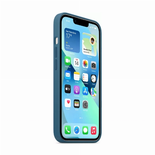Чехол iPhone 13 Silicone Case Blue Jay