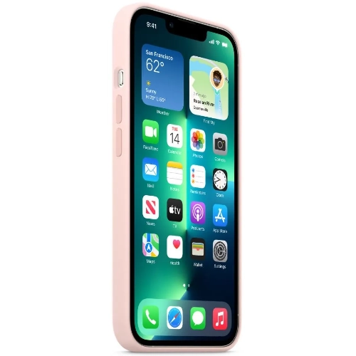 Чехол iPhone 13 Pro Silicone Case Chalk Pink