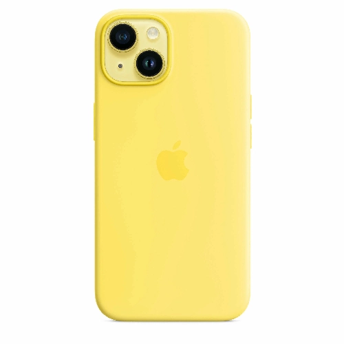 iPhone 14 Silicone Case Canary Yellow