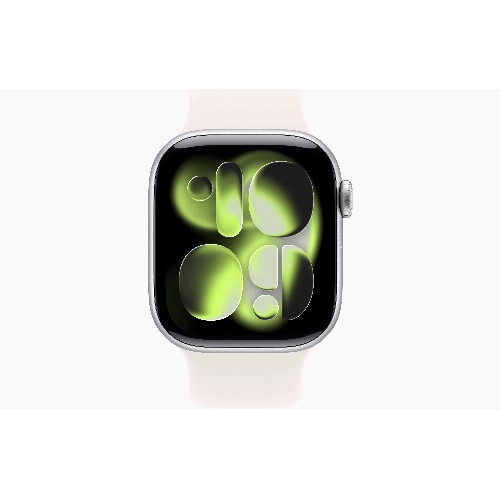 Apple Watch Series 11 42 мм, Silver Aluminum Case, Light Blush Solo Loop Size 4