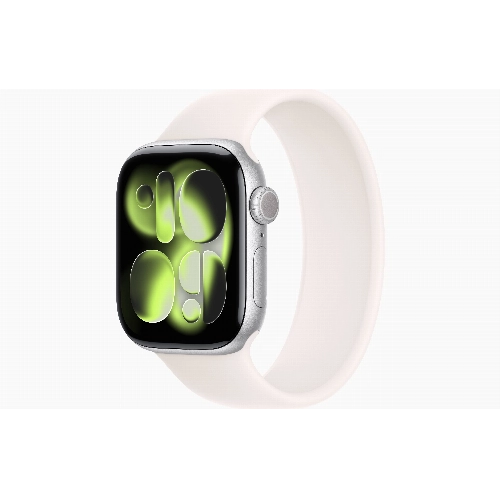 Apple Watch Series 11 42 мм, Silver Aluminum Case, Light Blush Solo Loop Size 4