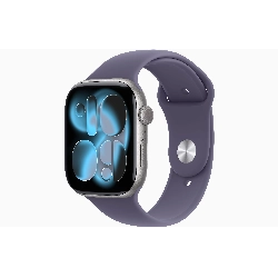 Умные часы Apple Watch Series 11 42 мм, M/L 140–245 мм, Space Gray Aluminum Case, Purple Fog Sport Band