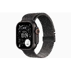Apple Watch Ultra 3, 49 мм, Black Titanium Milanese Black Loop S
