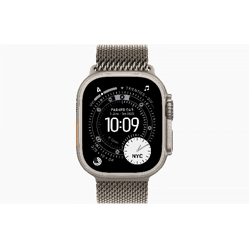Apple Apple Watch Ultra 3, 49 мм, Natural Titanium Milanese Natural Loop S