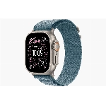 Apple Watch Ultra 3, 49 мм, Natural Titanium Light Blue Alpine Loop L