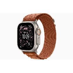Apple Watch Ultra 3, 49 мм, Natural Titanium Terra Cotta Alpine Loop L