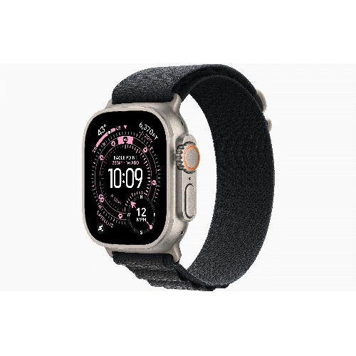 Apple Apple Watch Ultra 3, 49 мм, Natural Titanium Black Alpine Loop S