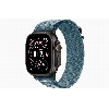 Apple Apple Watch Ultra 3, 49 мм, Black Titanium Light Blue Alpine Loop L
