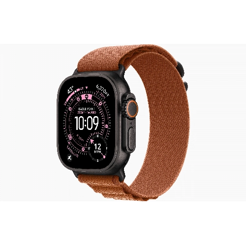 Apple Apple Watch Ultra 3, 49 мм, Black Titanium Terra Cotta Alpine Loop S