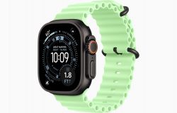 Apple Watch Ultra 3, 49 мм, Black Titanium Neon Green Ocean Band