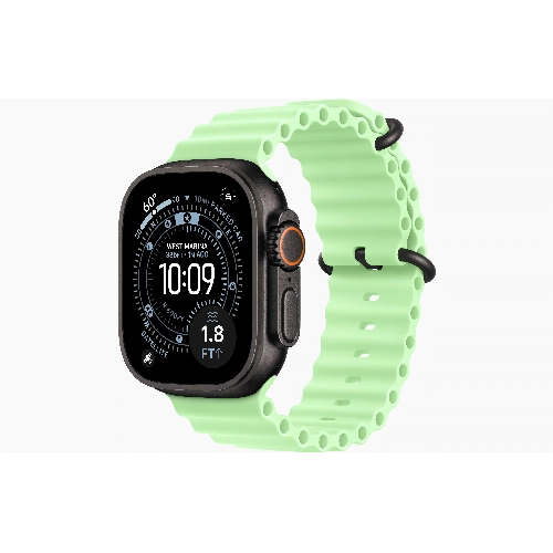 Apple Apple Watch Ultra 3, 49 мм, Black Titanium Neon Green Ocean Band