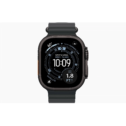 Apple Apple Watch Ultra 3, 49 мм, Black Titanium Black Ocean Band