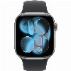 Умные часы Apple Watch Series 11 42 мм, M/L 140–245 мм, Space Gray Aluminum Case, Black Sport Band