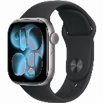 Умные часы Apple Watch Series 11 46 мм, M/L 140–245 мм, Space Gray Aluminum Case, Black Sport Band