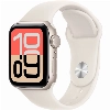Умные часы Apple Watch Series SE 3 44 мм, Starlight Aluminum Case with Starlight Sport Band (S/M)