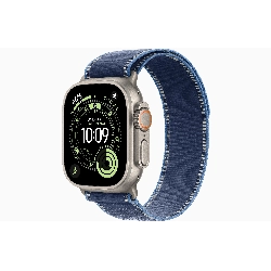 Apple Watch Ultra 3, 49 мм, Natural Titanium Blue/Bright Blue Trail Loop M/L