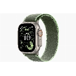 Apple Watch Ultra 3, 49 мм, Natural Titanium Green/Neon Trail Loop S/M