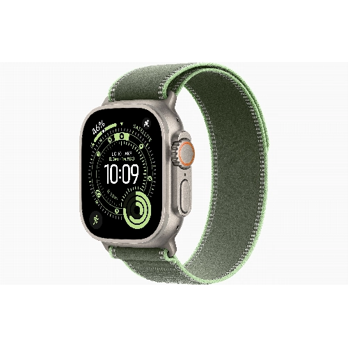 Apple Apple Watch Ultra 3, 49 мм, Natural Titanium Green/Neon Trail Loop M/L