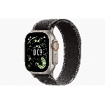Apple Watch Ultra 3, 49 мм, Natural Titanium Black/Charcoal Trail Loop S/M