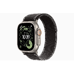 Apple Watch Ultra 3, 49 мм, Natural Titanium Black/Charcoal Trail Loop M/L