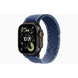 Apple Apple Watch Ultra 3, 49 мм, Black Titanium Blue/Bright Blue Trail Loop M/L
