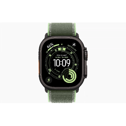 Apple Apple Watch Ultra 3, 49 мм, Black Titanium Green/Neon Trail Loop M/L