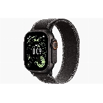 Apple Watch Ultra 3, 49 мм, Black Titanium Black/Charcoal Trail Loop S/M