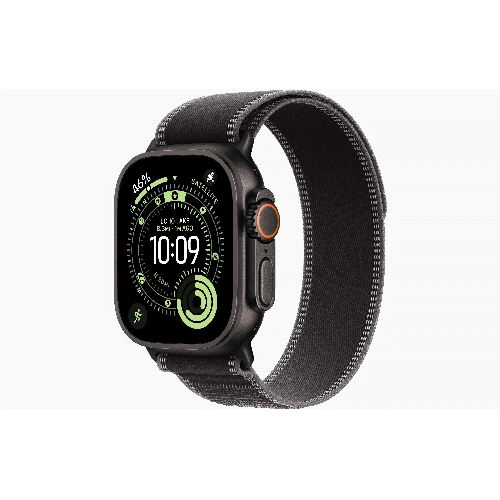 Apple Apple Watch Ultra 3, 49 мм, Black Titanium Black/Charcoal Trail Loop M/L
