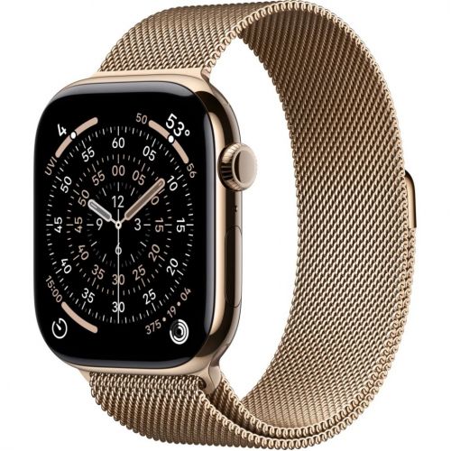 Apple Watch Series 11 46 мм, M/L 150–200 мм, GPS + Cellular, Natural Titanium Case, Natural Milanese Loop (M/L)