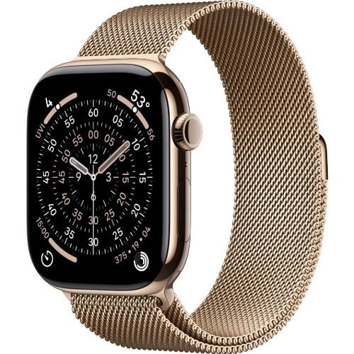 Apple Watch Series 11 46 мм, M/L 150–200 мм, GPS + Cellular, Natural Titanium Case, Natural Milanese Loop (M/L)