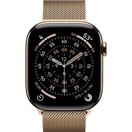 Apple Watch Series 11 46 мм, M/L 150–200 мм, GPS + Cellular, Natural Titanium Case, Natural Milanese Loop (M/L)