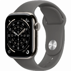 Умные часы Apple Watch Series 11 42 мм, S/M 140–190 мм, Natural Aluminum Case, Stone Gray Sport Band