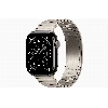 Apple Watch Series 11 46 мм, GPS + Cellular, Slate Titanium Case, Natural Link Bracelet