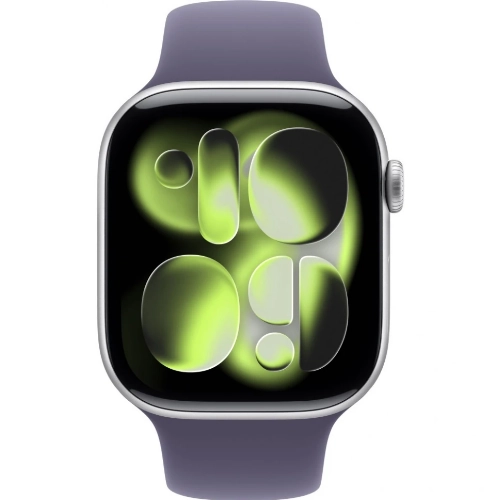 Умные часы Apple Watch Series 11 46 мм, M/L 140–245 мм, Silver Aluminum Case, Purple Fog Sport Band