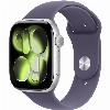 Умные часы Apple Watch Series 11 46 мм, M/L 140–245 мм, Silver Aluminum Case, Purple Fog Sport Band