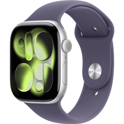 Умные часы Apple Watch Series 11 46 мм, M/L 140–245 мм, Silver Aluminum Case, Purple Fog Sport Band
