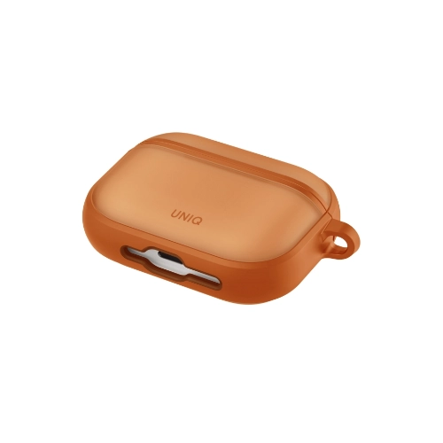 Uniq Veren Shockproof with carabin для Airpods Pro 3, Sunset Ember, Оранжевый