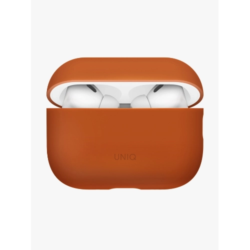 Uniq LINO Liquid silicone with handstrap для Airpods Pro 3, Sunset Ember, Оранжевый