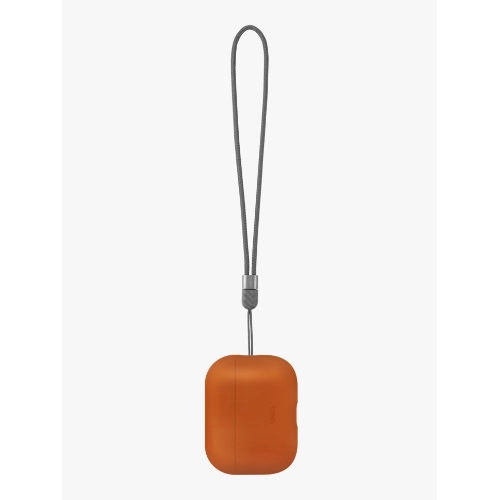 Uniq LINO Liquid silicone with handstrap для Airpods Pro 3, Sunset Ember, Оранжевый