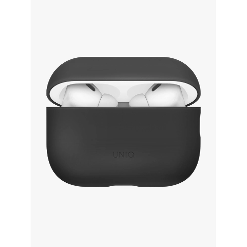 Uniq LINO Liquid silicone with handstrap для Airpods Pro 3, Charcoal Grey, Темно-серый