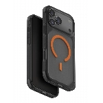 Чехол Uniq Combat Active для iPhone 17 Pro Max, Frost Smoke/Orange, Серый/Оранжевый