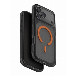 Чехол Uniq Combat Active для iPhone 17 Pro Max, Frost Smoke/Orange, Серый/Оранжевый